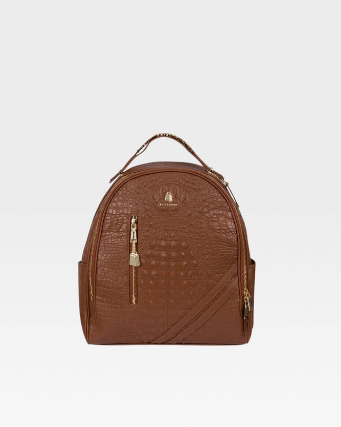 Classic Overnight Travel Set in Caramel