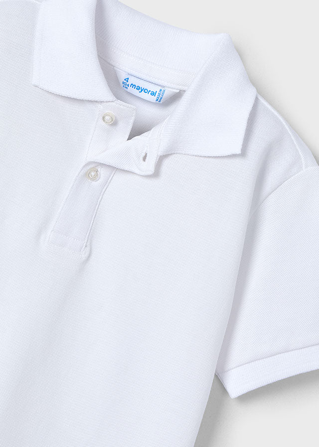 Classic White SS Polo Shirt