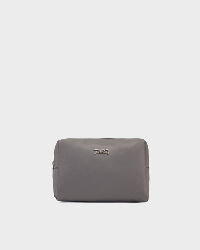 Cloud Toiletry Bag Set in Platinum Silver