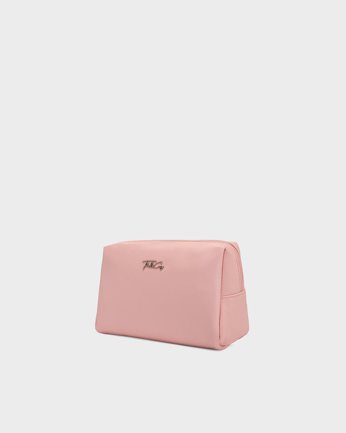 Cloud Toiletry Bag Set in Rose Pink