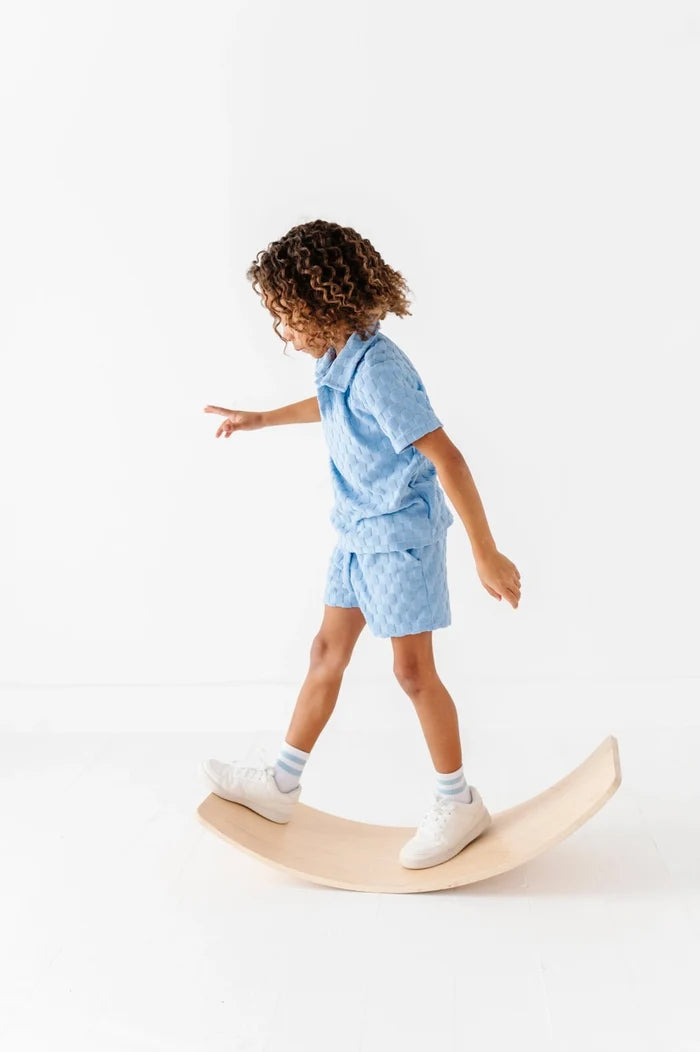 Coastal Blue | TERRY CHECK SET