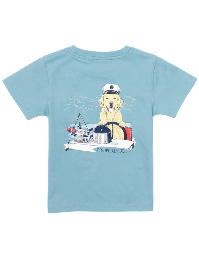 Coastal Sky Golden Captain SS T-Shirt