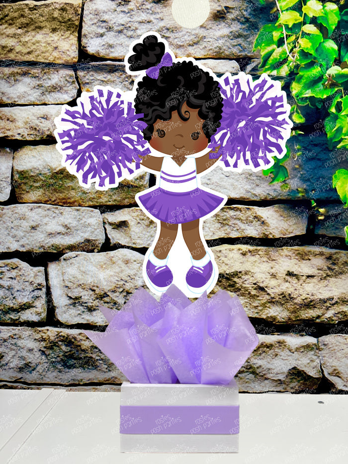 College Cheerleader | University Cheerleader Theme | High School Cheerleader Party | Cheer Party Centerpiece | Cheer Theme | Cheer INDIVIDUAL