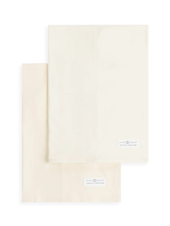 Colored Organics 2 Pack Burp Cloths