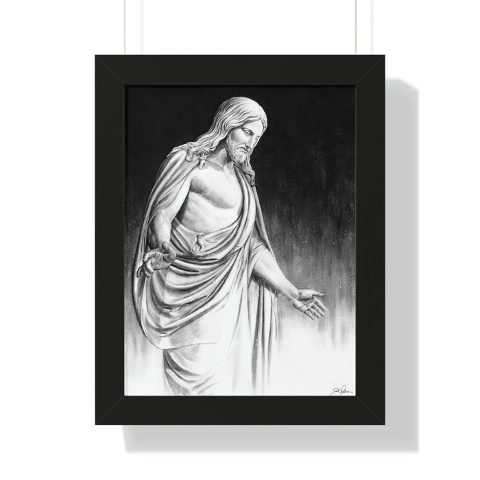 "Come Unto Me" Framed Paper Print