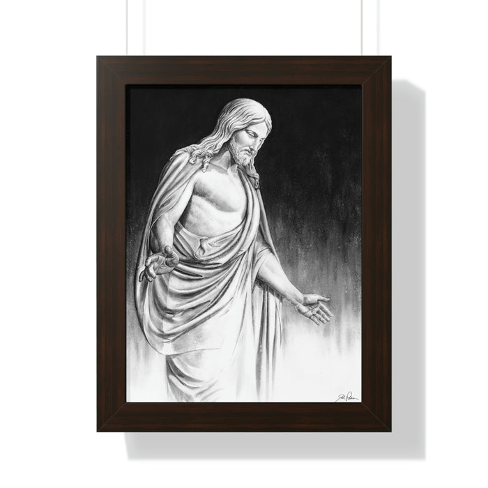 "Come Unto Me" Framed Paper Print