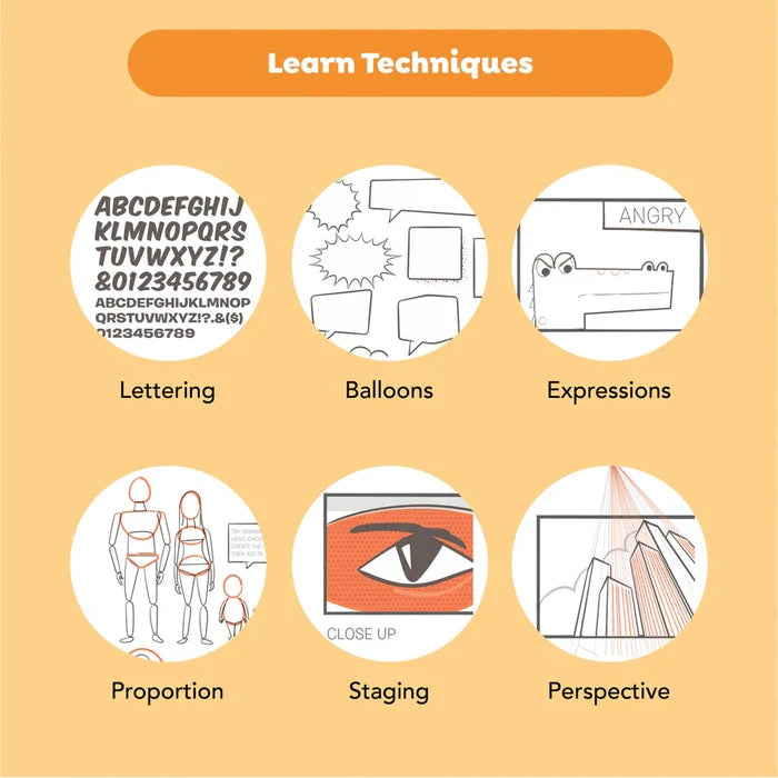 Comic Book Kit - Practice. Plan. Create.