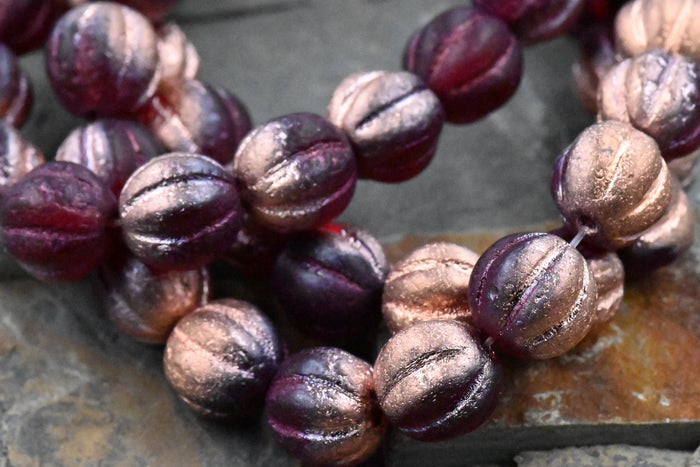 Copper Deep Cranberry Melon 20pc