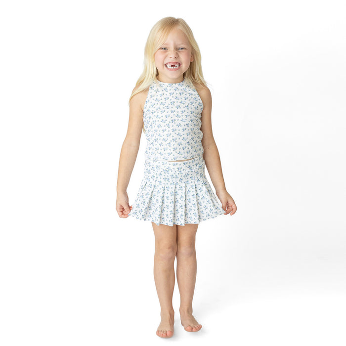 Cottage Floral Blue Active Tank