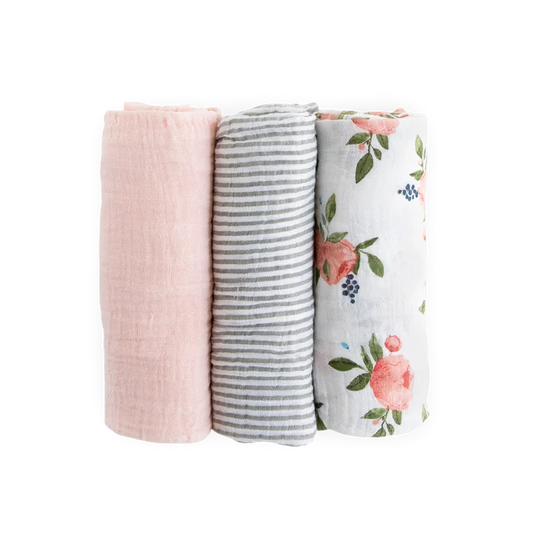 Cotton Muslin Swaddle 3pk