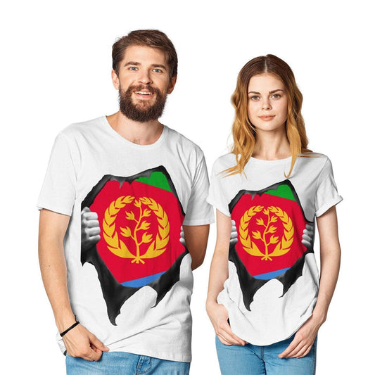 Couple's T-Shirt Eritrean Flag inside me - Natna Shop