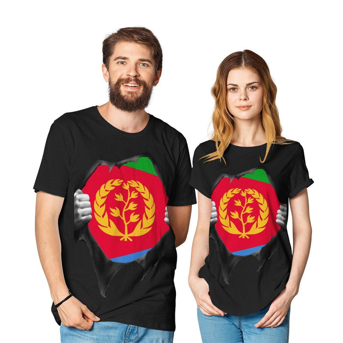 Couple's T-Shirt Eritrean Flag inside me - Natna Shop