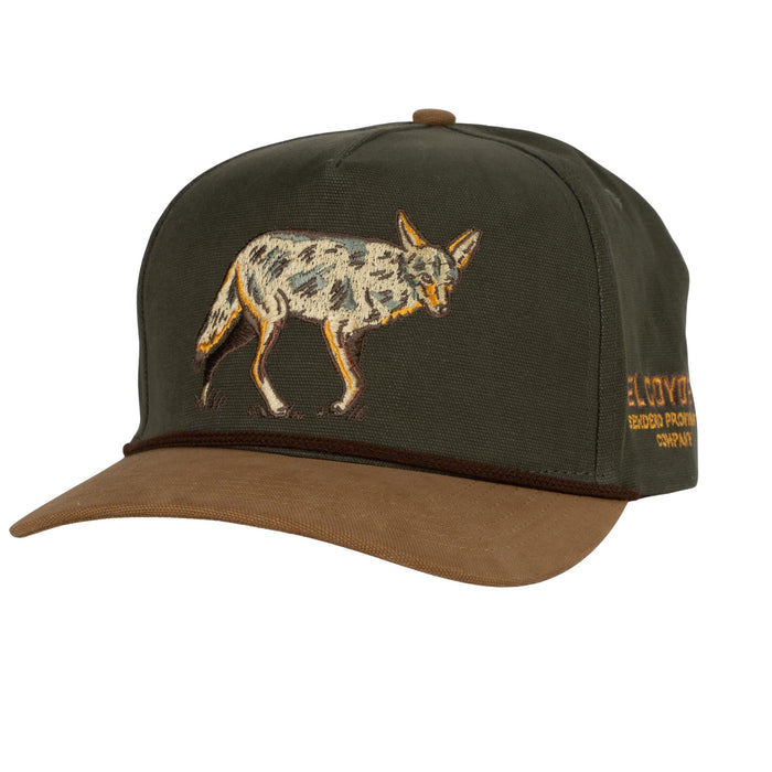 Coyote Hat- Green/Tan