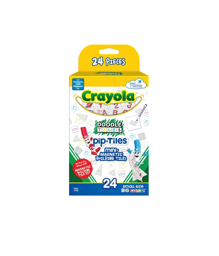 Crayola Doodle PIP Magnetic Tiles 24pc