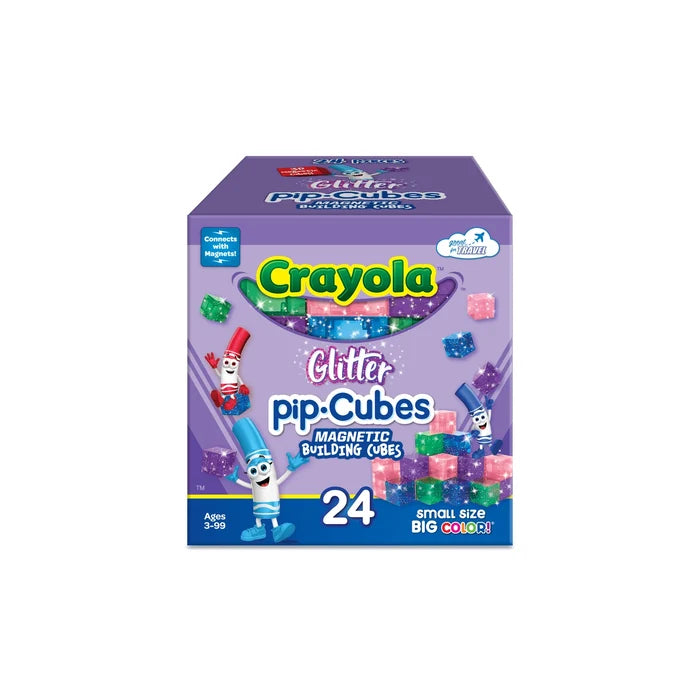Crayola Glitter PIP Magnetic Cubes 24pc