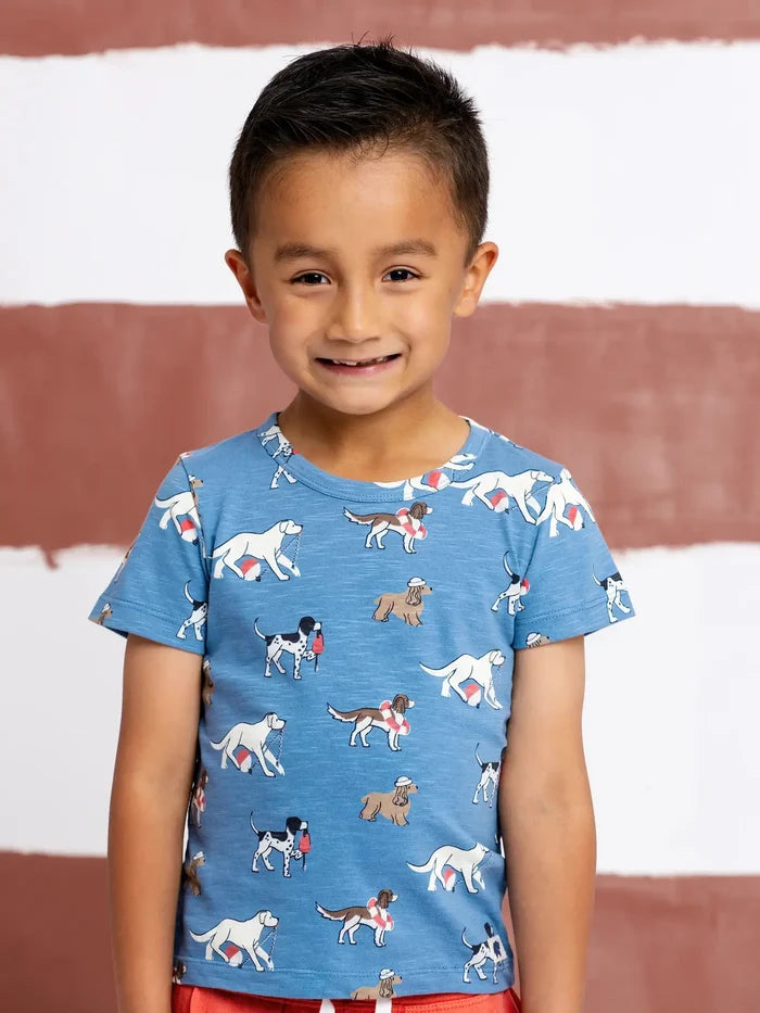 Crewneck Tee Nantucket Pups