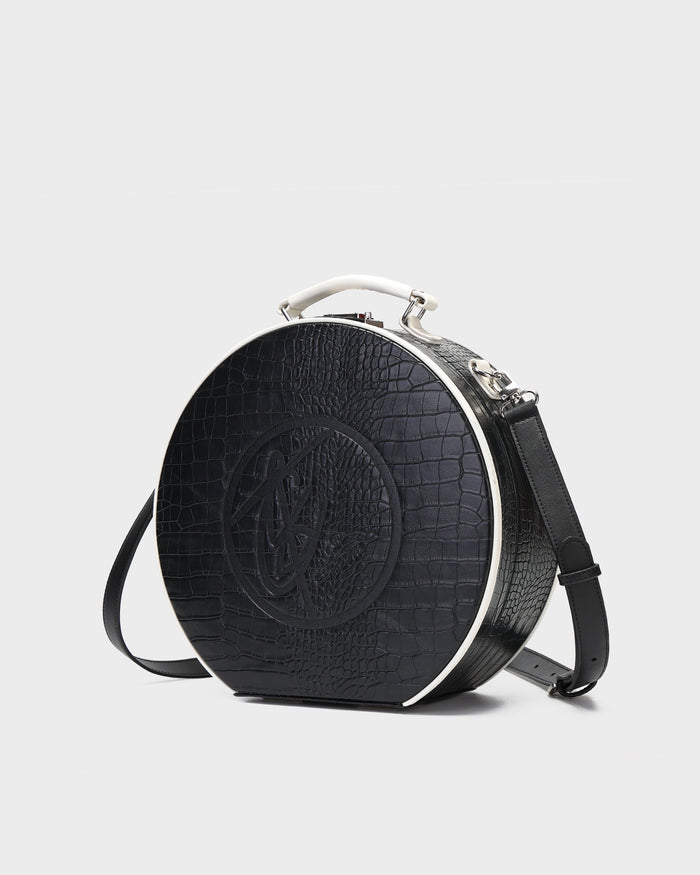 Croc Orb Bag in Black