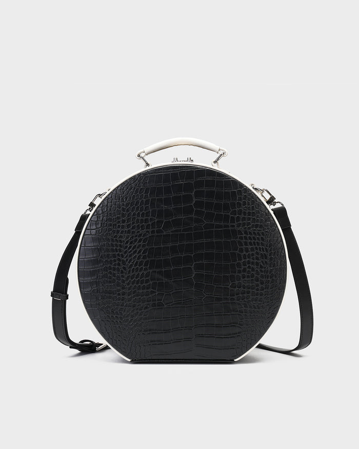 Croc Orb Bag in Black