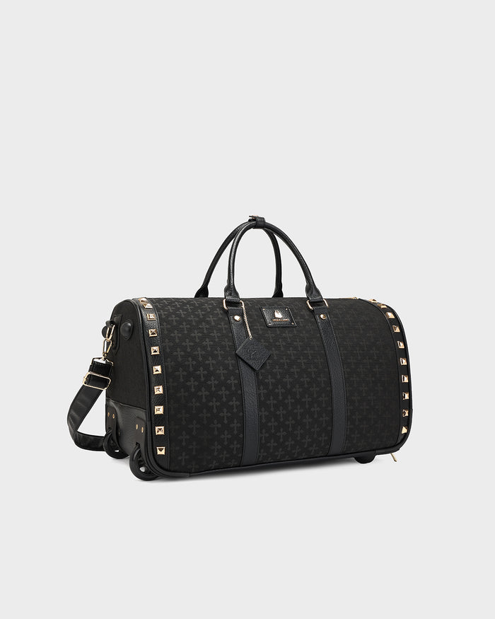 Cross Rolling Duffle Bag in Black