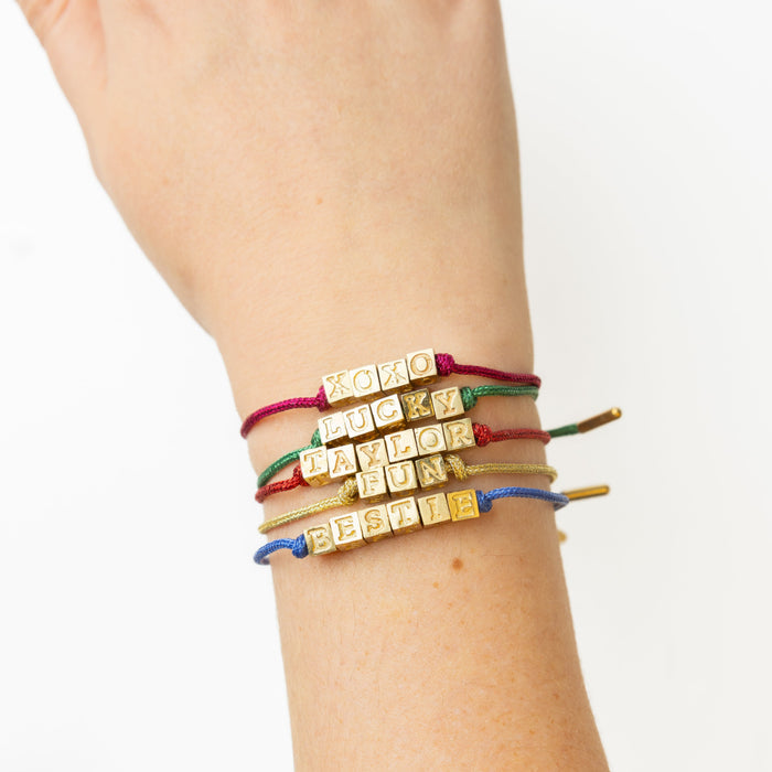 Custom Goldie Friendship Bracelet Bracelet