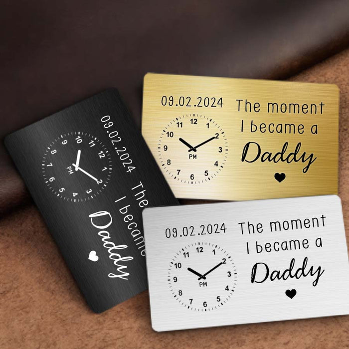 Dad Wallet Card | 1st Father’s Day Gift