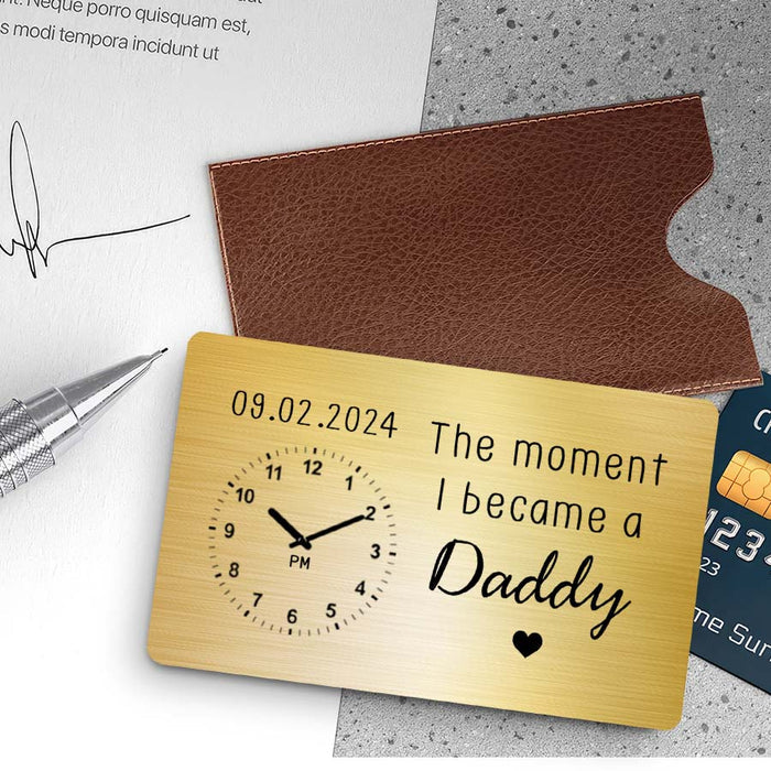 Dad Wallet Card | 1st Father’s Day Gift