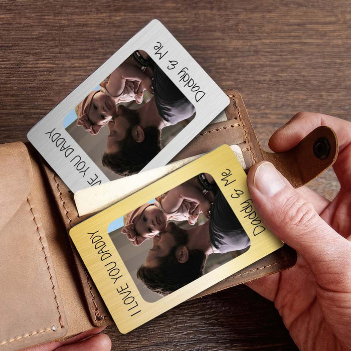Dad Wallet Card | First Fathers Day Gift