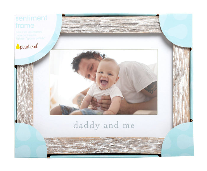 Daddy and Me Rustic Frame