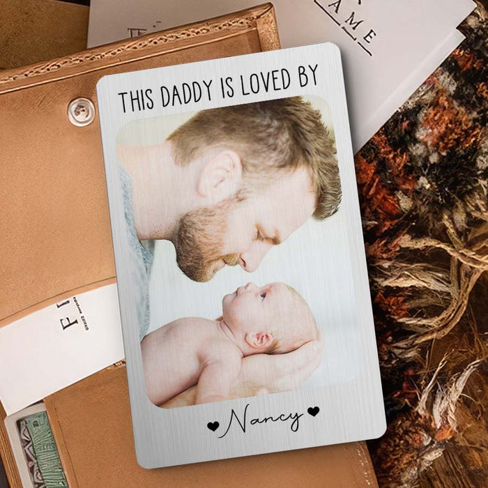Daddy Wallet Card | 1st Time Fathers Day Gift