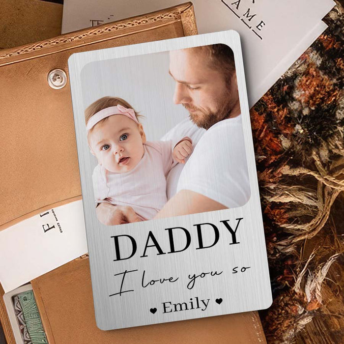 Daddy Wallet Card | First Fathers Day Gift