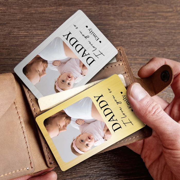 Daddy Wallet Card | First Fathers Day Gift