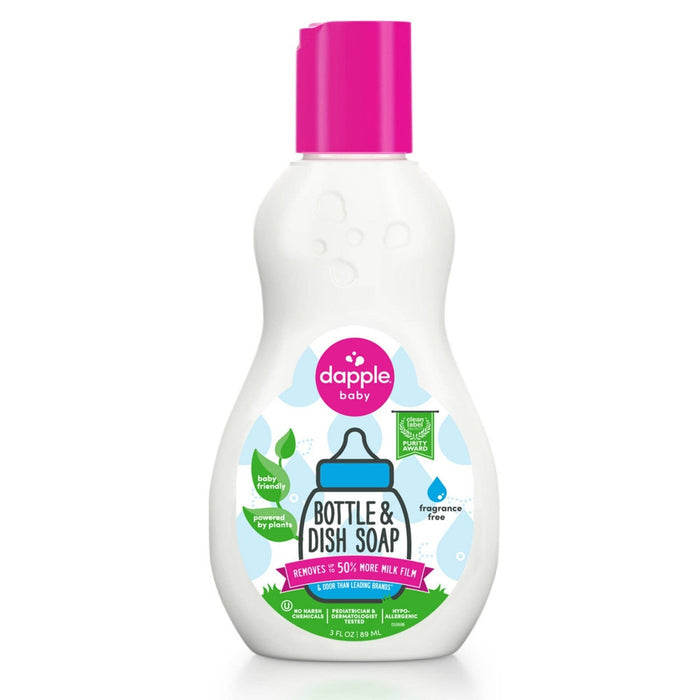 Dapple Baby On the Go Dish Soap 3 oz. Travel Size