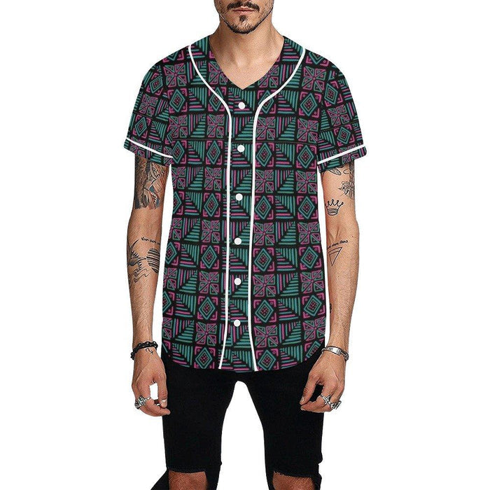 Dashiki Mens Baseball Jersey  Shirt - Natna Shop
