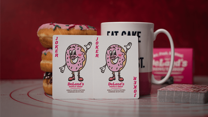 PlayingCardDecks.com-DeLand's Donut Shop Marked Playing Cards