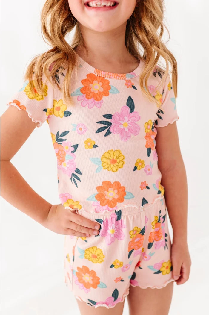 Delilah Floral | Ribbed 2-Piece Set