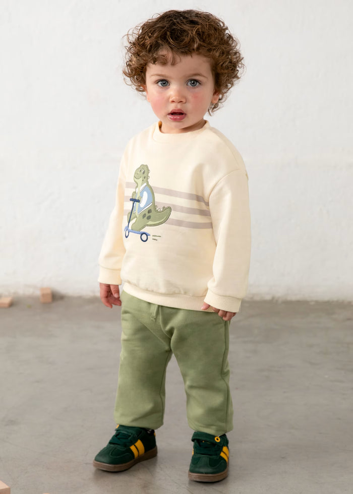 Dino Scoot Sweater Set