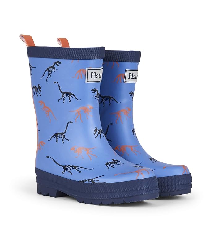 Dino Silhouette Matte Rain Boots