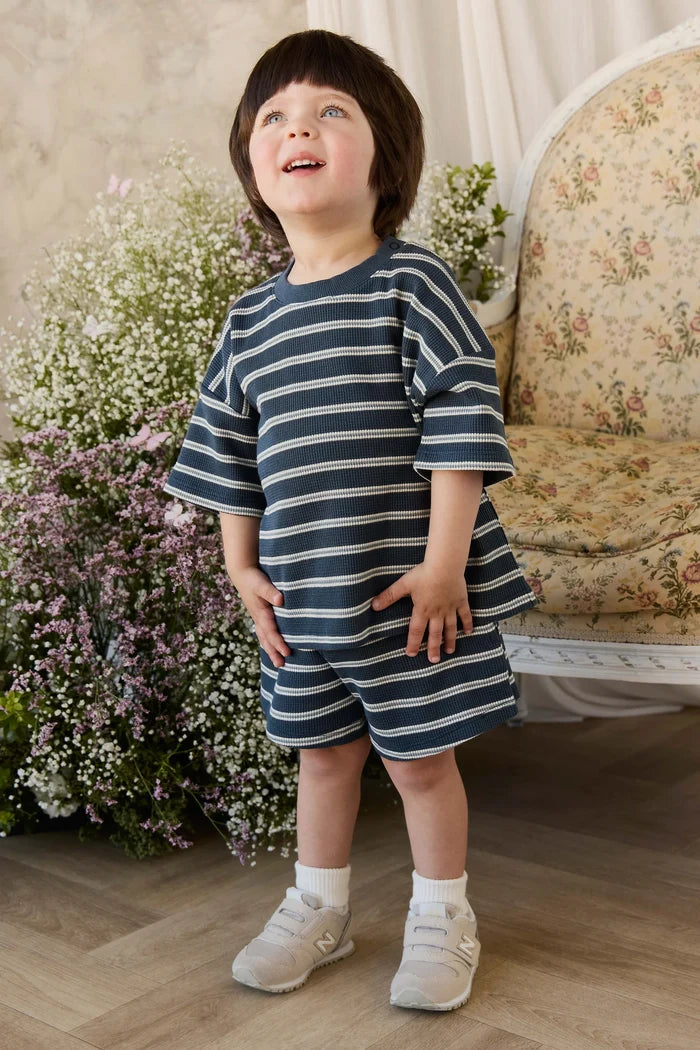 Dreamer Striped Shorts Set