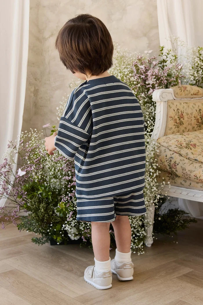 Dreamer Striped Shorts Set