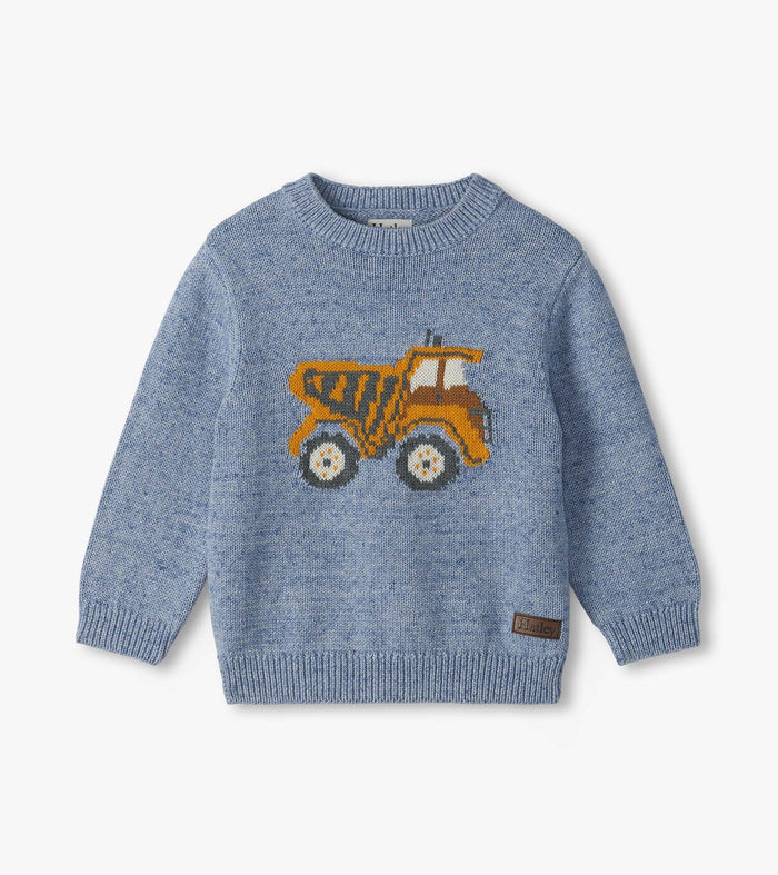 Dump Truck Crew Neck Sweater