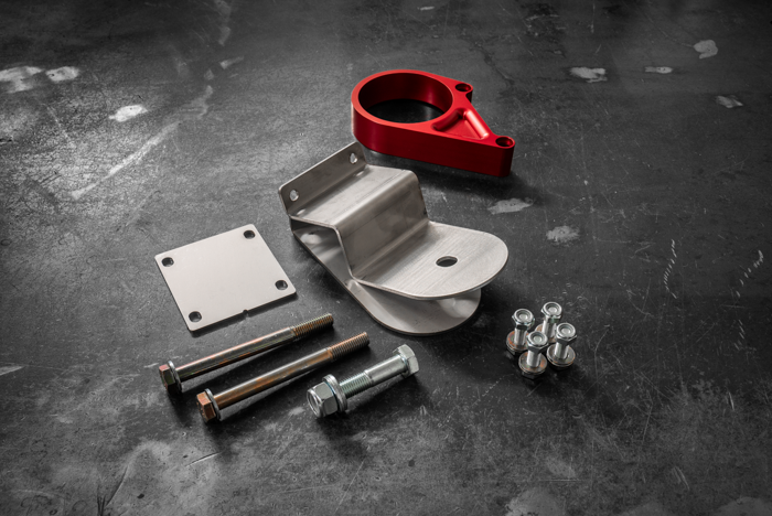 No Bushing / Z M Finned / Anodized Red