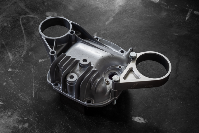 E30 Secondary Diff Mount-Suspension Parts-grip-drift-No Bushing-Standard E30-Raw Aluminum-Garagistic-bmw