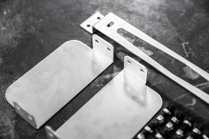 E36 Sheet Metal Oil Cooler Bracket/Mount - 325, M3-Engine Accessories-grip-drift-Garagistic-bmw