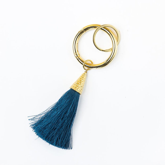 Eloise Tassels For Key Rings Lapis Key Ring + Bag Charm