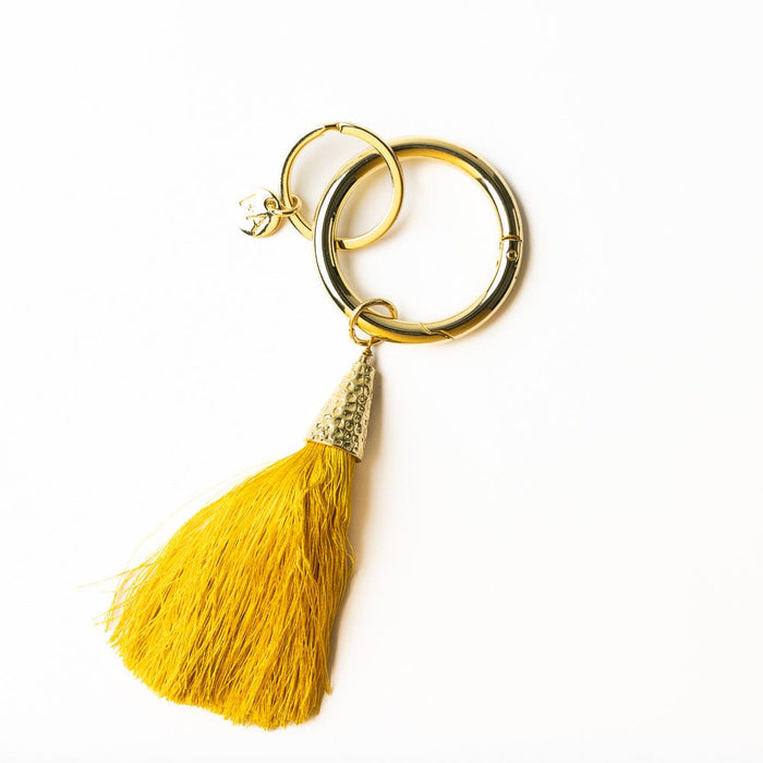 Eloise Tassels For Key Rings Yellow Key Ring + Bag Charm