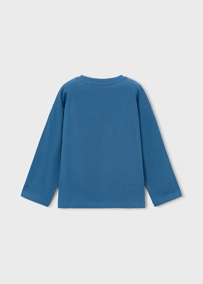 Embossed Long Sleeve Skate Tee