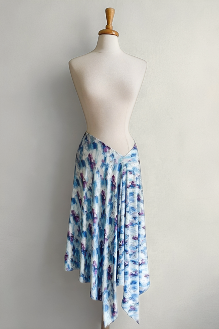 Watercolor Wave Endless multiway dress by Diane Kroe
