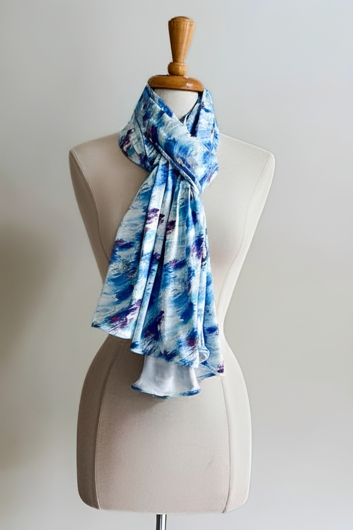 Watercolor Wave Endless multiway dress by Diane Kroe