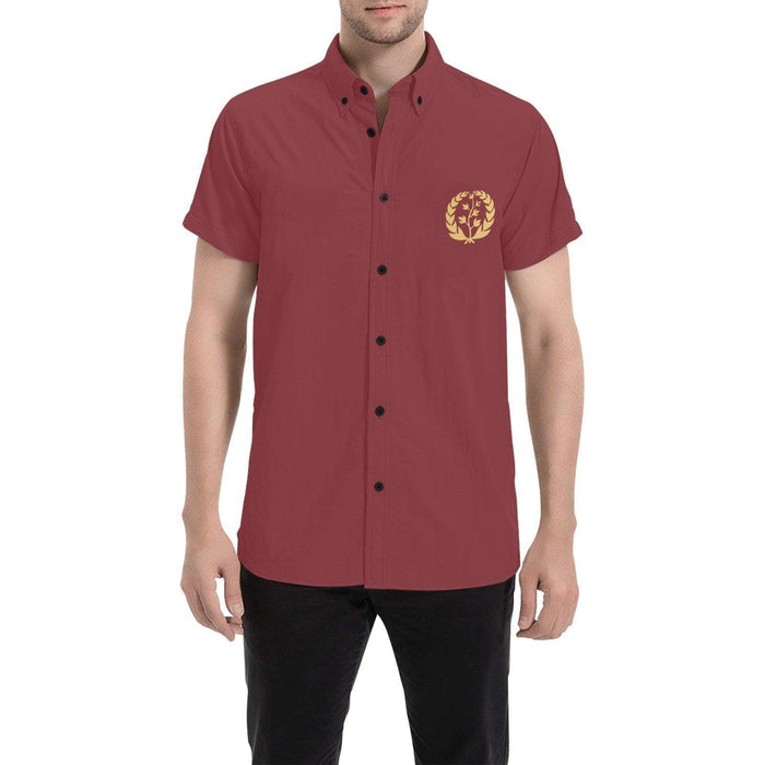ERI Burgundy Men Shirt - Natna Shop