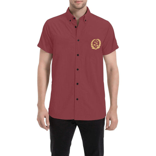 ERI Burgundy Men Shirt - Natna Shop